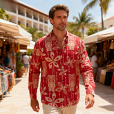 TIKI Tropical Sonata Retro long-sleeve shirt